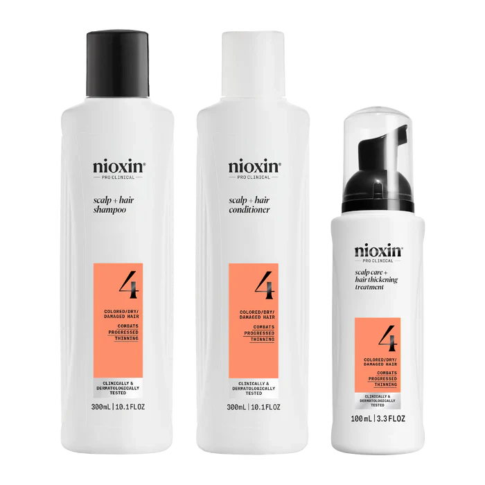 Nioxin Scalp + Hair Thickening System 4 Full Size Kit