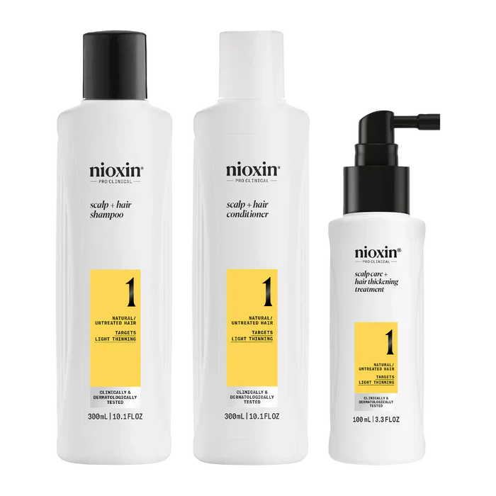 Nioxin Scalp + Hair Thickening System 1 Full Size Kit