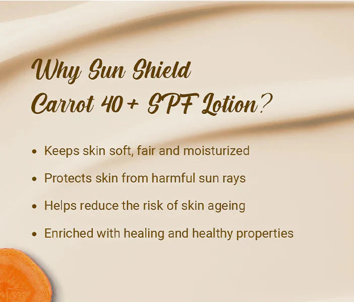 Biotique - Bio Carrot SPF40+ Sunscreen Ultra Soothing Face Lotion 50ml