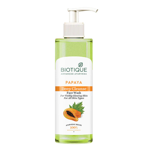 Biotique - Bio Papaya Deep Cleanse Face Wash For All Skin Types 200ml