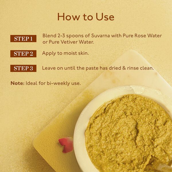 Kama Ayurveda - Suvarna Haldi Chandan Face Pack 40g