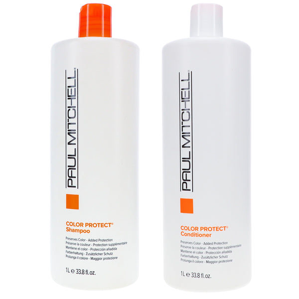 Paul Mitchell Color Protect Daily Shampoo & Color Protect Daily Conditioner 1000ml Duo - Kess Hair and Beauty