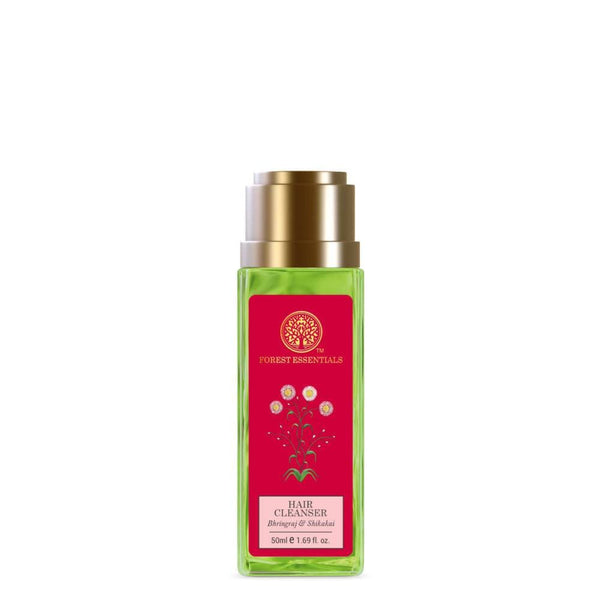 Forest Essentials Hair Cleanser Bhringraj & Shikakai Shampoo for Hair Fall & Dandruff 50ml