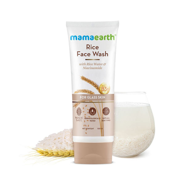 Mamaearth Rice Face Wash With Rice Water & Niacinamide for Glass Skin - 20ml