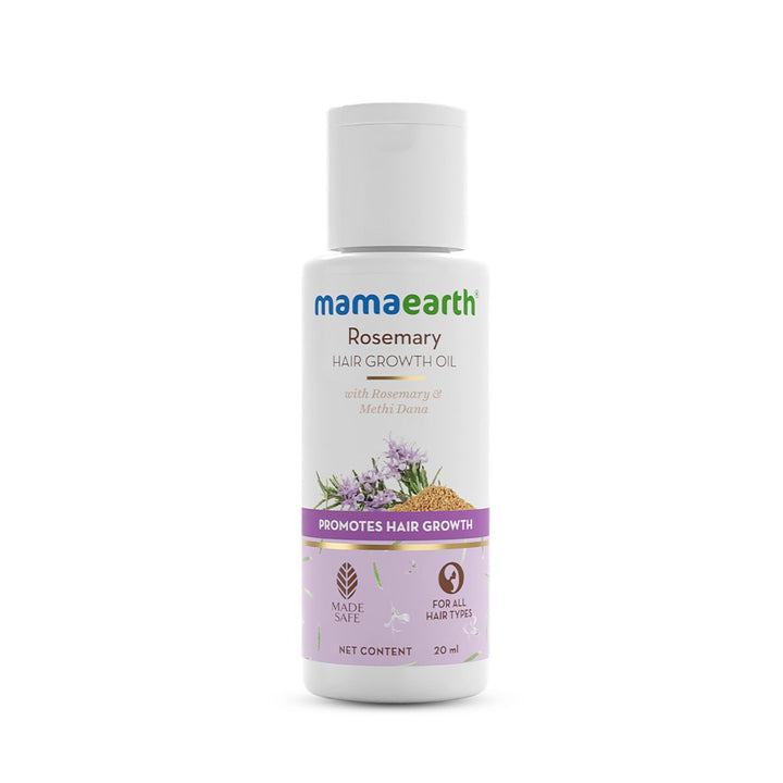 Mamaearth Rosemary Hair Growth Oil with Rosemary & Methi Dana for Promoting Hair Growth 20 ml