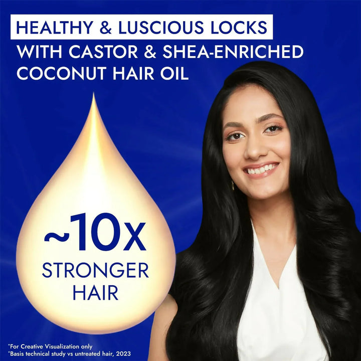 Parachute Advansed Castor & Shea Enriched Coconut Oil For Upto 10X Stronger Hair 300ml