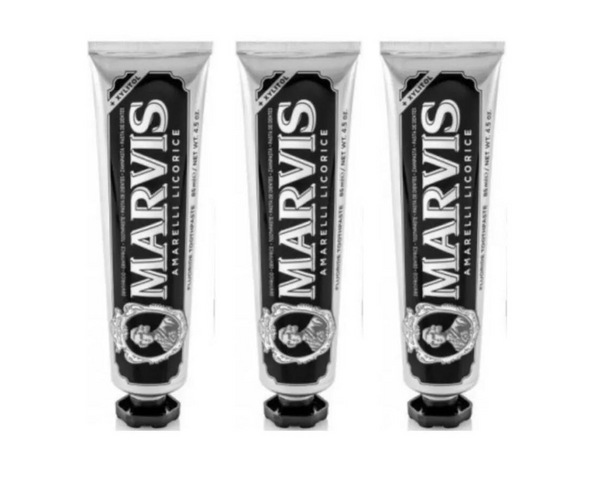 Marvis Licorice Mint Toothpaste 85ml 3 Pack Bundle