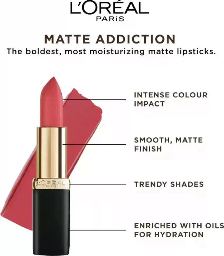 L'Oreal Paris - Color Riche Matte Lipstick 241 Pink A Porter