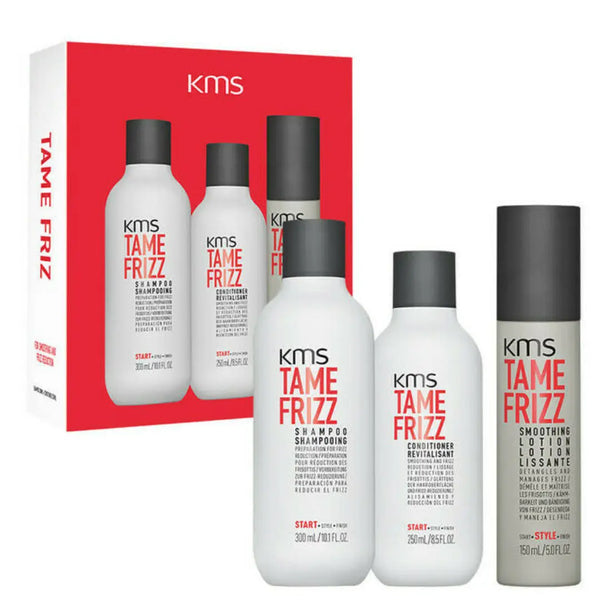 KMS Tame Frizz + Smoothing Lotion Trio Gift Pack - Kess Hair and Beauty