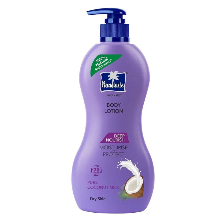 Parachute Advansed Deep Nourish Body Lotion For Women & Men - 100% Natural, 72h Moisturisation 400ml