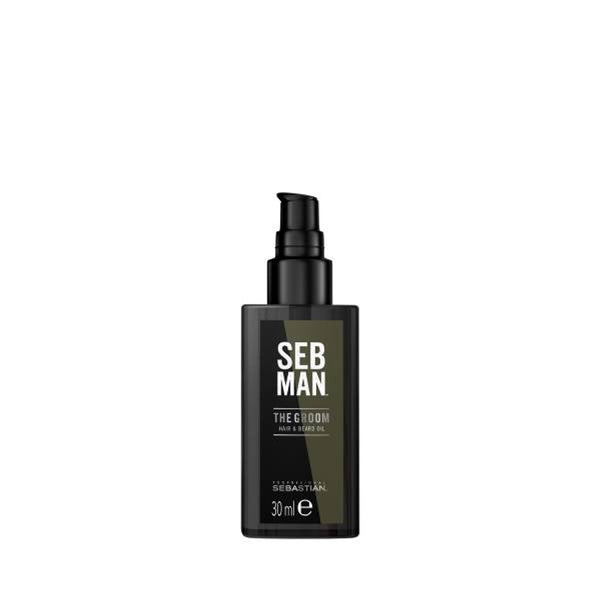 Seb Man The Groom Hair & Beard Oil 30ml - Kess Hair and Beauty