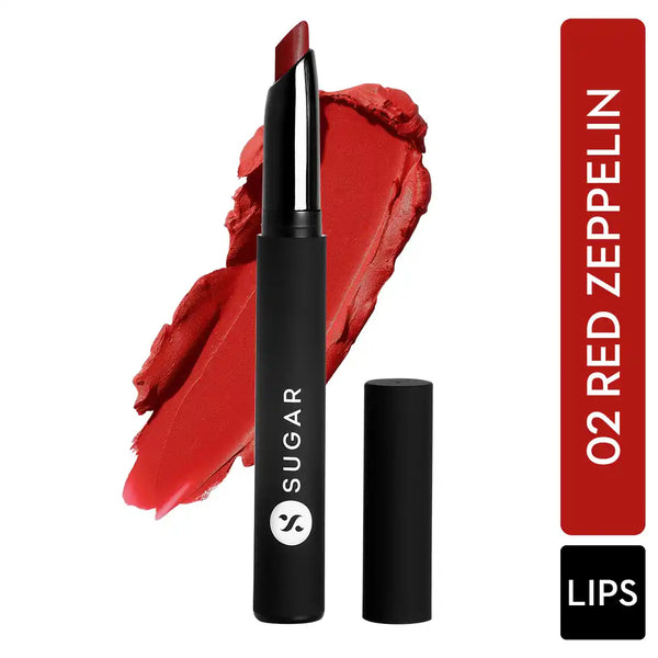 Sugar - Matte Attack Transferproof Lipstick Color: 02 Red Zeppelin (Chilli Red)