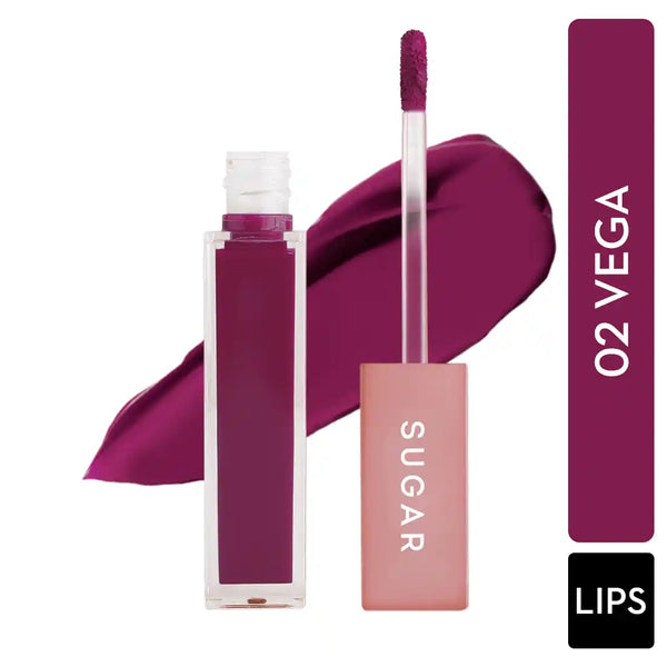 Sugar - Mettle Liquid Lipstick Colour: 02 Vega (Deep Fuchsia)