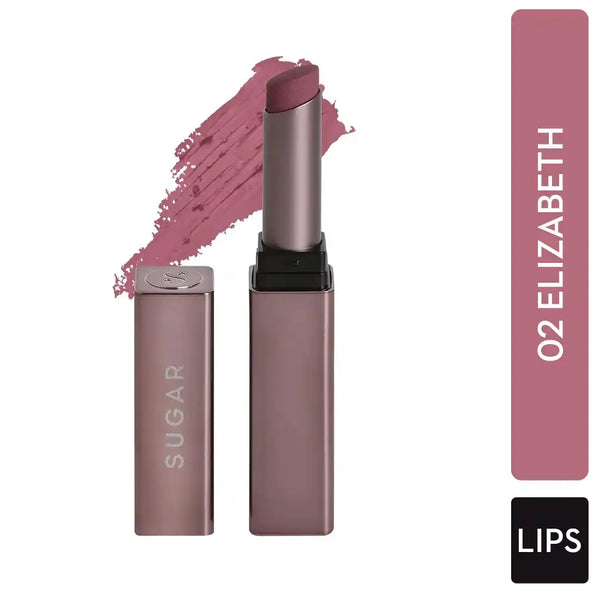 Sugar - Mettle Satin Lipstick Color: 02 Elizabeth (Rosy Cheeks Pink)