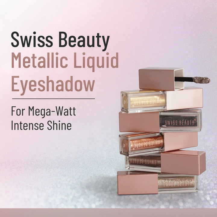 Swiss Beauty - Metallic Eyeshadow Shade No. 03 Champagne