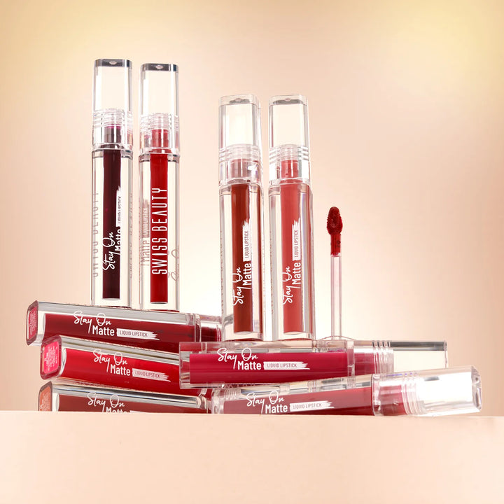 Swiss Beauty - Stay On Matte Liquid Lipstick Shade No. 06 Mauve It