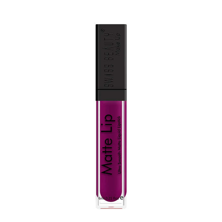 Swiss Beauty - Matte Lip Liquid Lipstick Shade No. 39 Ruby