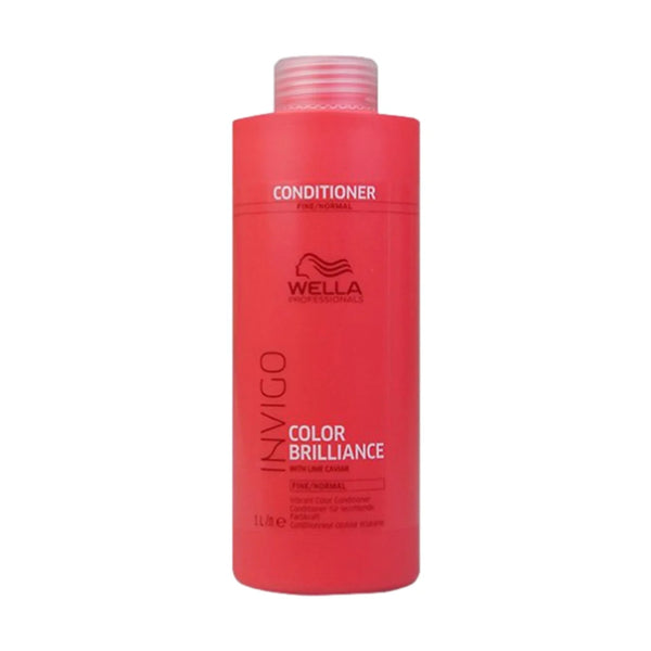 Wella Professionals Invigo 1L Color Brilliance Conditioner - Edge Cut Color and Beauty