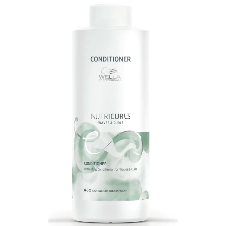 Wella Professionals Nutricurls Detangling Conditioner For Waves & Curls 1000ml - Kess Hair and Beauty