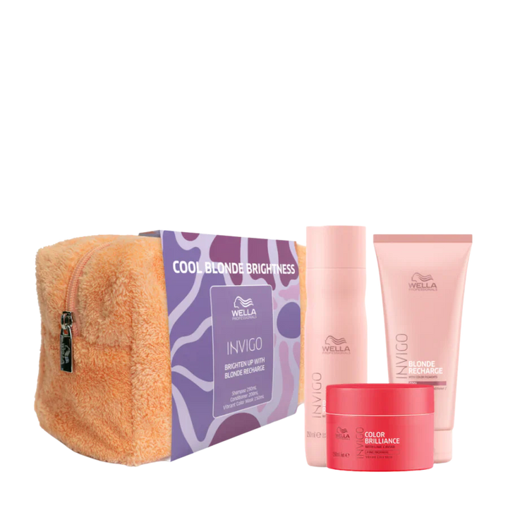 Wella Invigo Blonde Recharge Trio Gift Pack - Kess Hair and Beauty