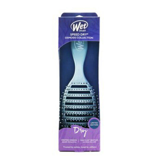 Wet Brush Speed Dry Detangler Osmosis Collection # Blue - Kess Hair and Beauty