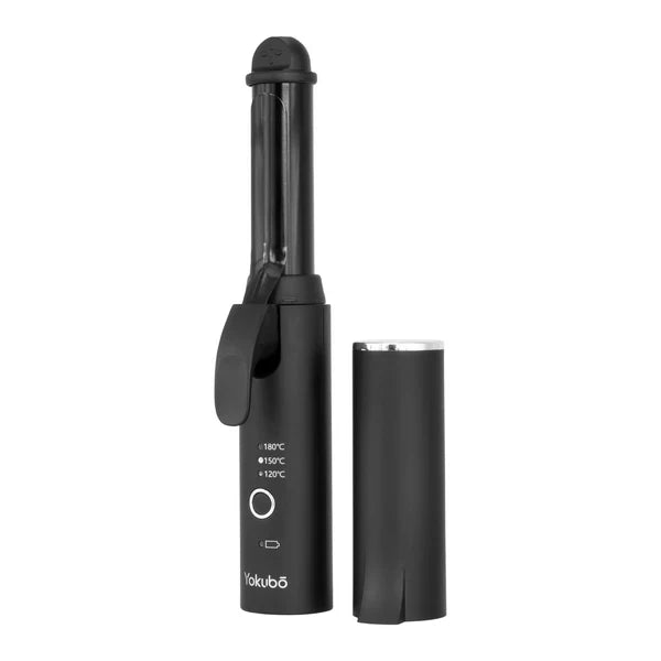 Yokubo Black Mini Cordless Hair Curler - Kess Hair and Beauty