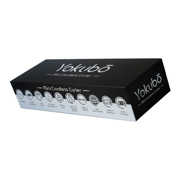 Yokubo Black Mini Cordless Hair Curler - Kess Hair and Beauty