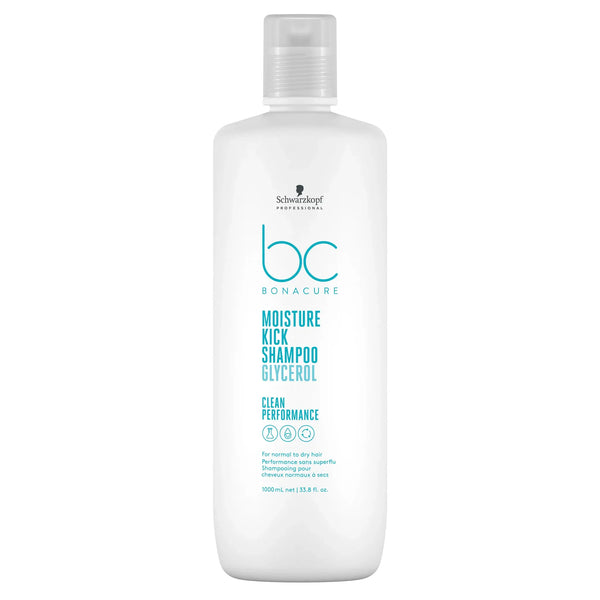 Schwarzkopf BC Moisture Kick Shampoo 1000ml - Kess Hair and Beauty