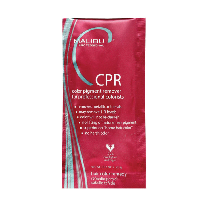 Malibu C Colour Pigment Remover Sachet 20g (RED) - Kess Hair and Beauty